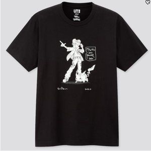 DANIEL ARSHAM X POKEMON T-Shirt Pikachu and Trainer 3020 UNIQLO Size M New